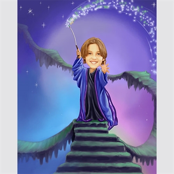 Wizard Caricature from Photos,by myDaVinci - myDaVinci